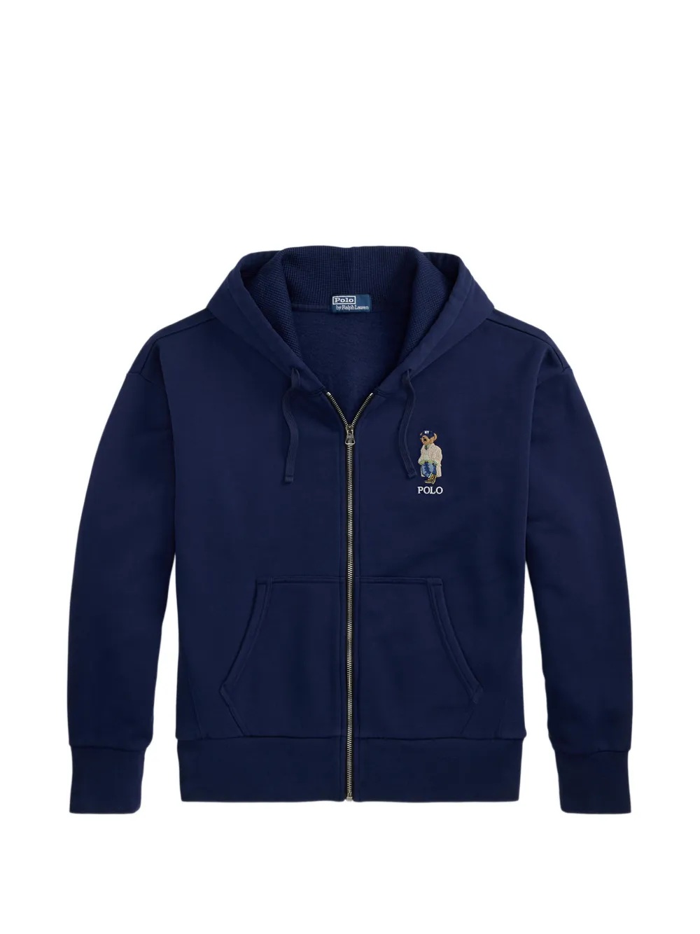 Polo Ralph Lauren Felpa Polo Bear con cappuccio - Blu