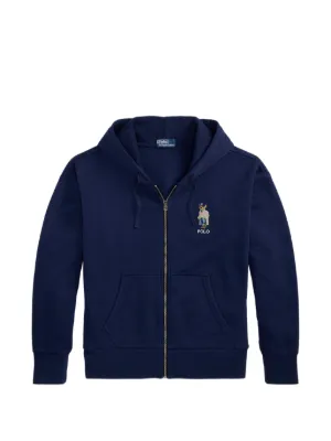 Polo Ralph Lauren x Wimbledon Panelled full-zip Sweatshirt | Blue
