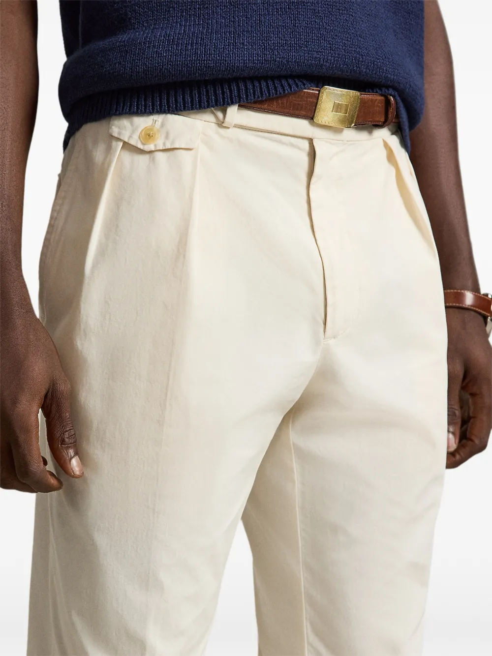 Polo Ralph Lauren Katoenen plooibroek Beige