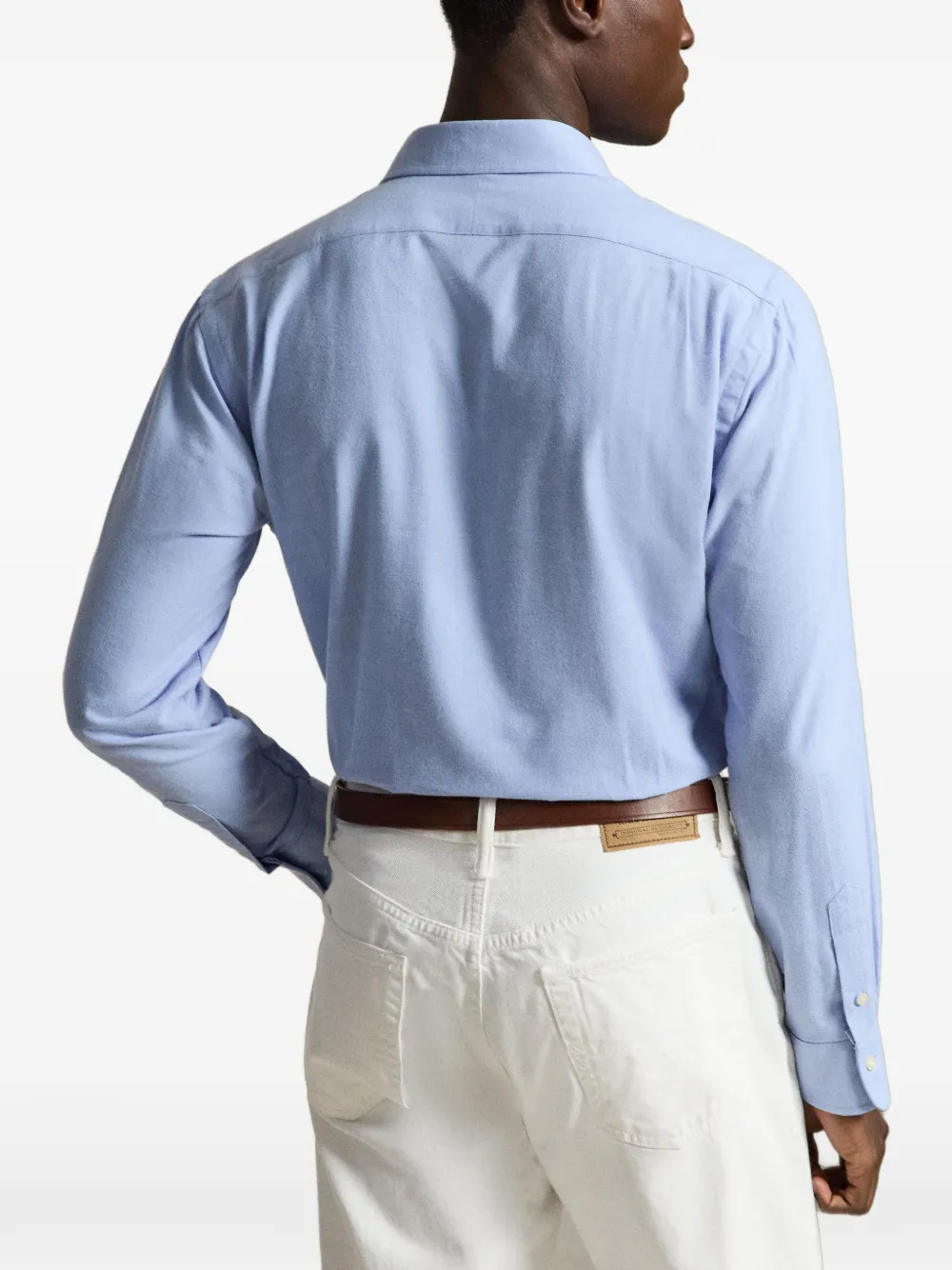 Polo Ralph Lauren Overhemd met geborduurd logo Blauw