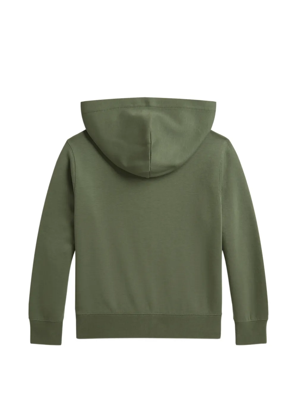 POLO RALPH LAUREN KIDS Hoodie met geborduurd logo en rits Groen