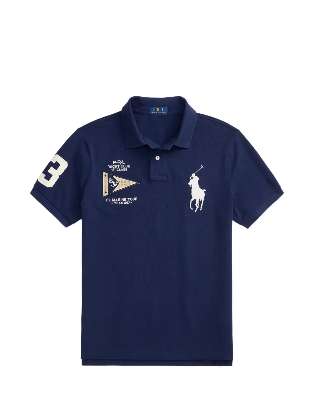 Polo Ralph Lauren Polo con applicazione logo - Blu