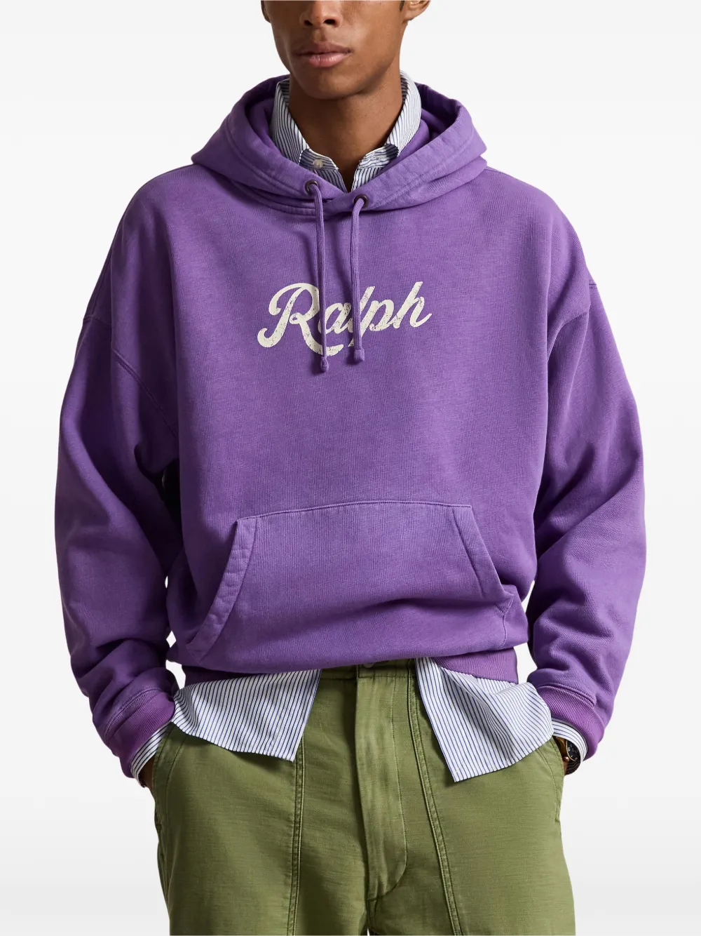 Polo Ralph Lauren The Ralph hoodie met logo Paars