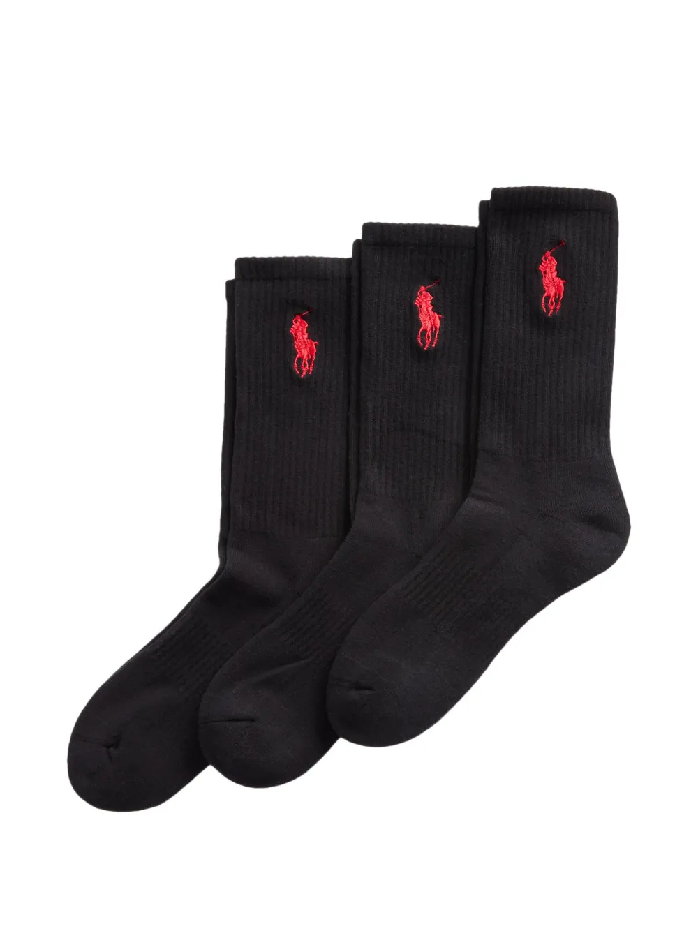 Polo Ralph Lauren Pony Socken (3er-Set) - Schwarz