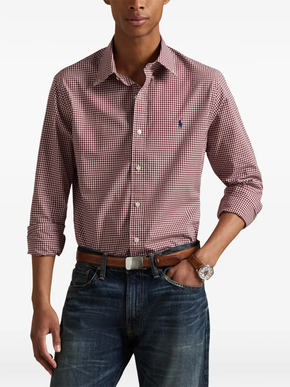 Polo Ralph Lauren Overhemd met gingham ruit Rood