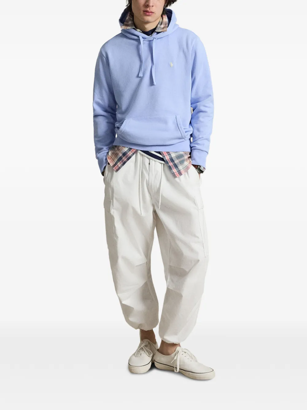 Polo Ralph Lauren Hoodie met geborduurd logo Blauw