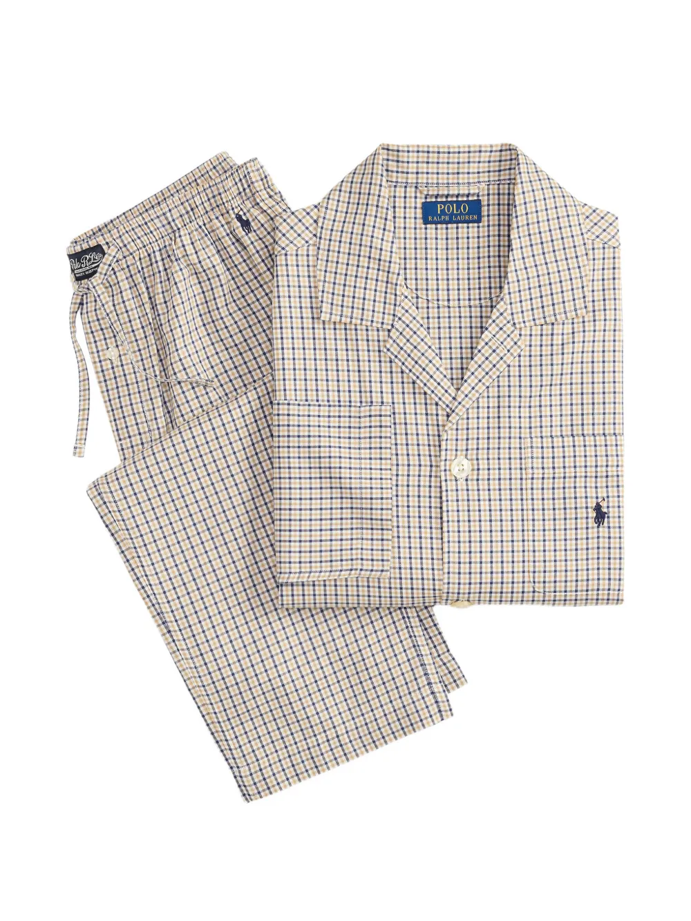 Polo Ralph Lauren Pyjama mit Monogramm-Print - Nude