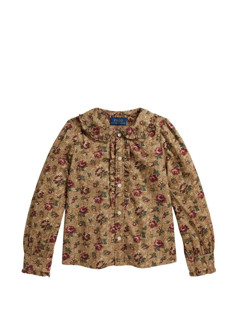 POLO RALPH LAUREN KIDS Blusa a fiori - Toni neutri