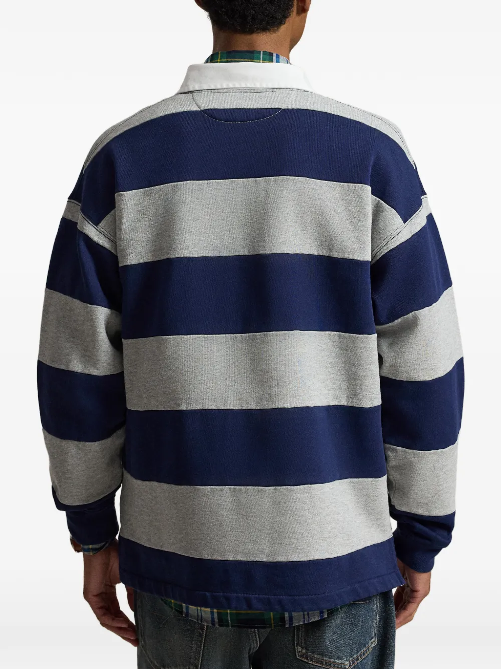 Polo Ralph Lauren Polo Bear gestreepte trui Blauw