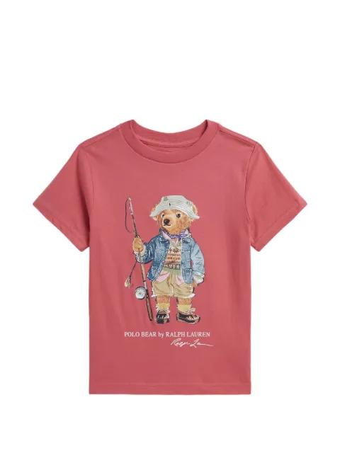 POLO RALPH LAUREN KIDS Polo Bear cotton T-shirt