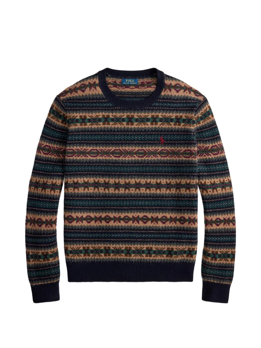 Polo Ralph Lauren Pullover mit Fair-Isle-Muster - Blau
