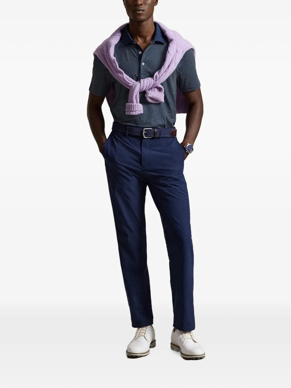 RLX Ralph Lauren Poloshirt met geometrische print Blauw