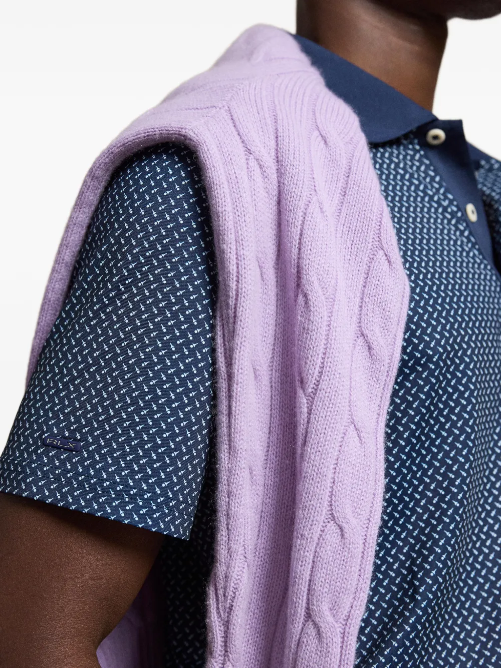 RLX Ralph Lauren Poloshirt met geometrische print Blauw