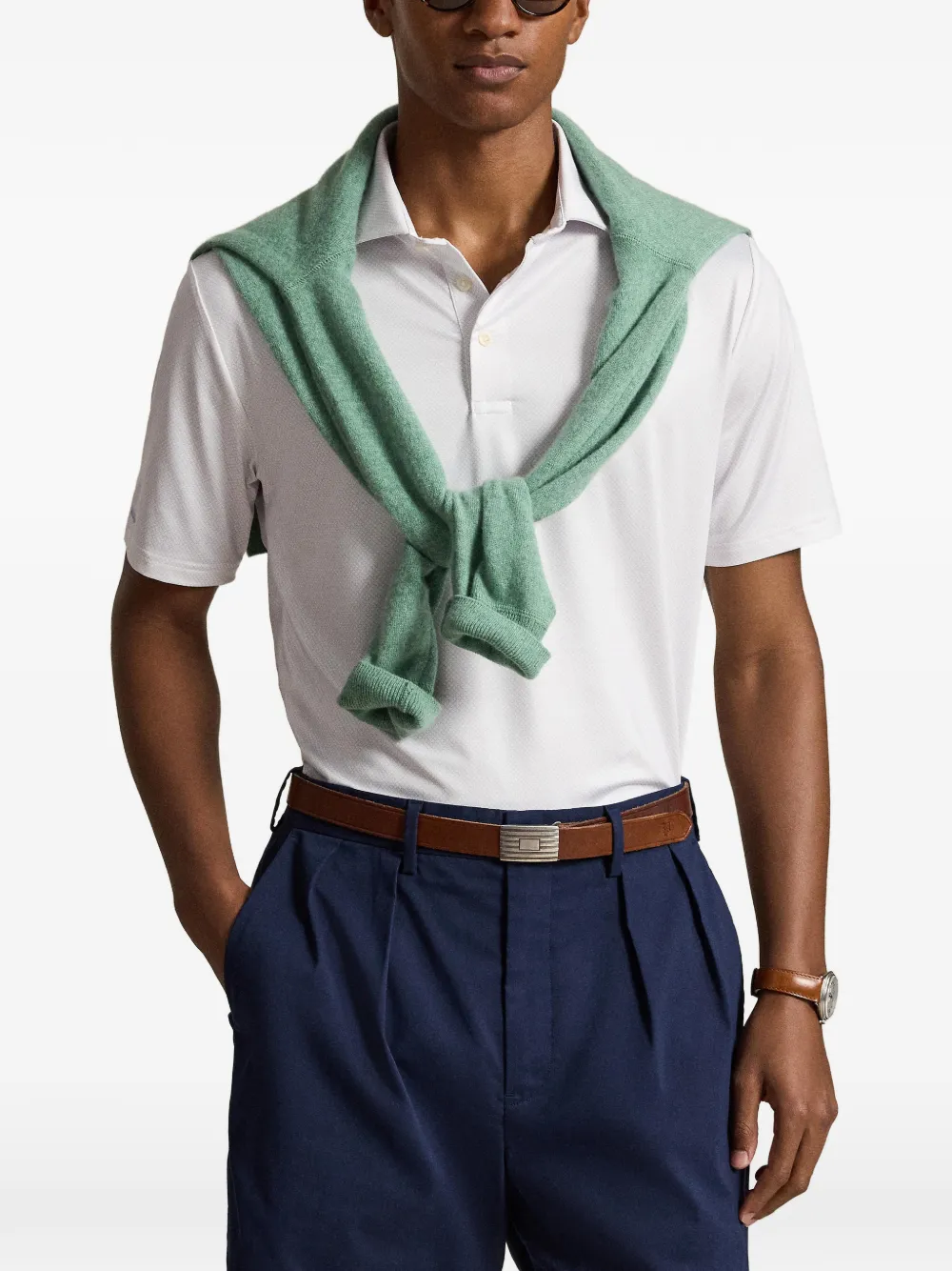 RLX Ralph Lauren Poloshirt met geometrische print Wit