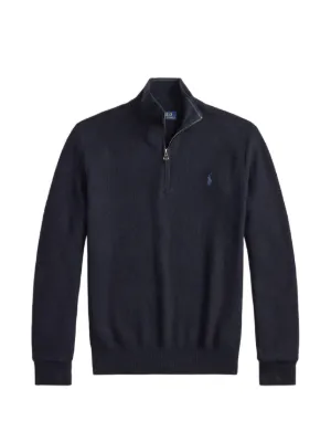 Polo Ralph Lauren ジップ リブセーター | ブルー | FARFETCH JP