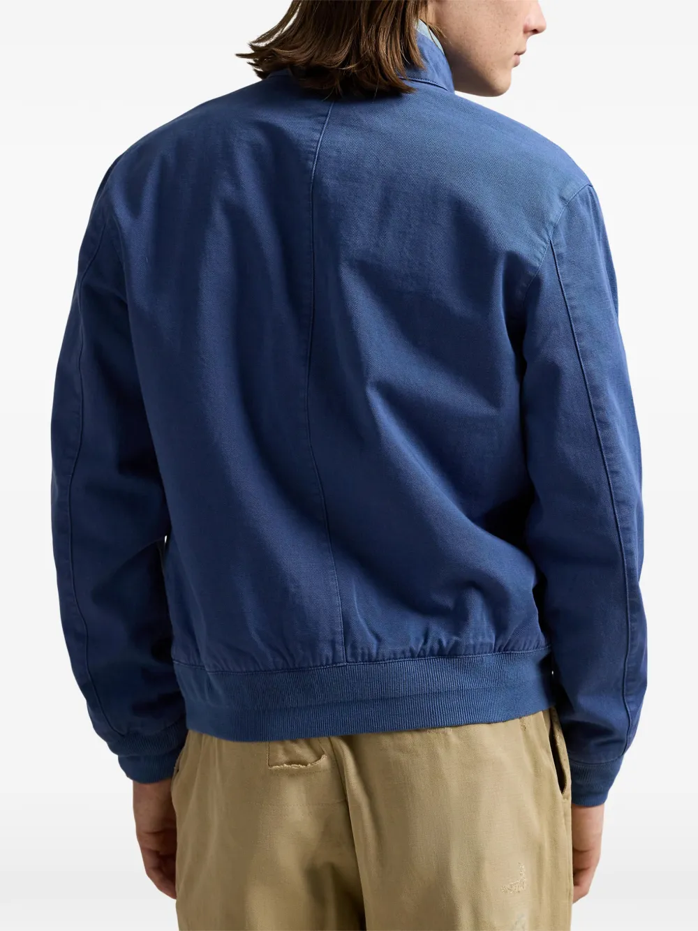 Polo Ralph Lauren Bedford geribbeld katoenen jack Blauw