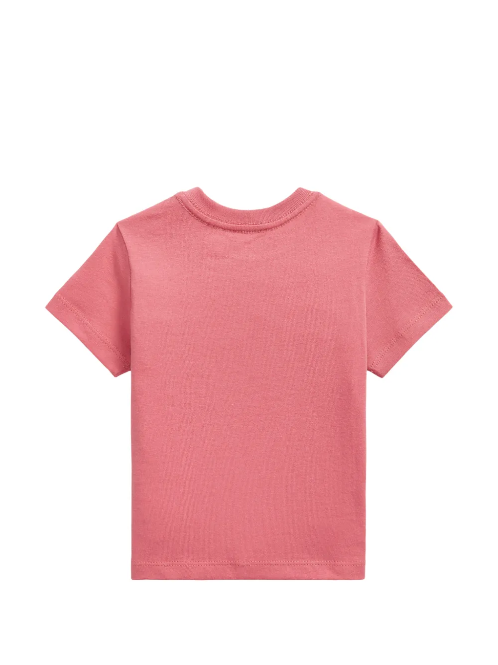 POLO RALPH LAUREN KIDS Polo Bear T-shirt met ronde hals Roze