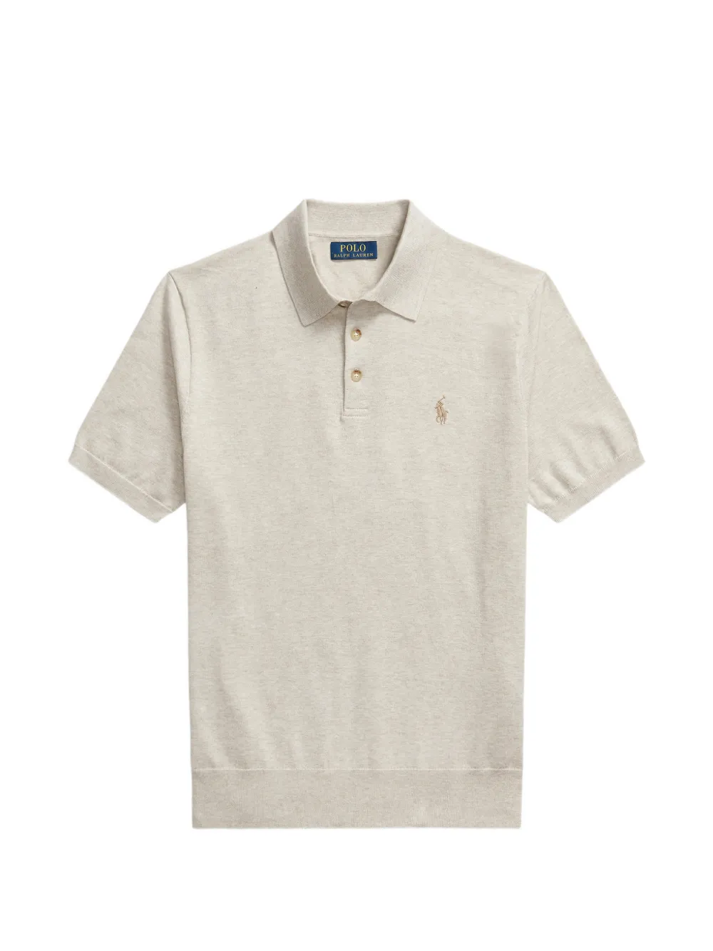 Polo Ralph Lauren Pony-embroidered polo shirt - Nude