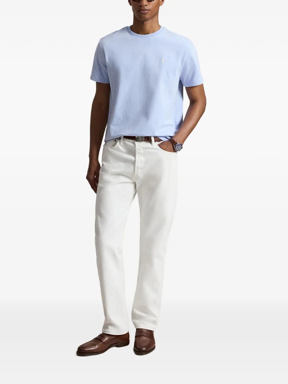 Polo Ralph Lauren T-shirt met borduurwerk Blauw
