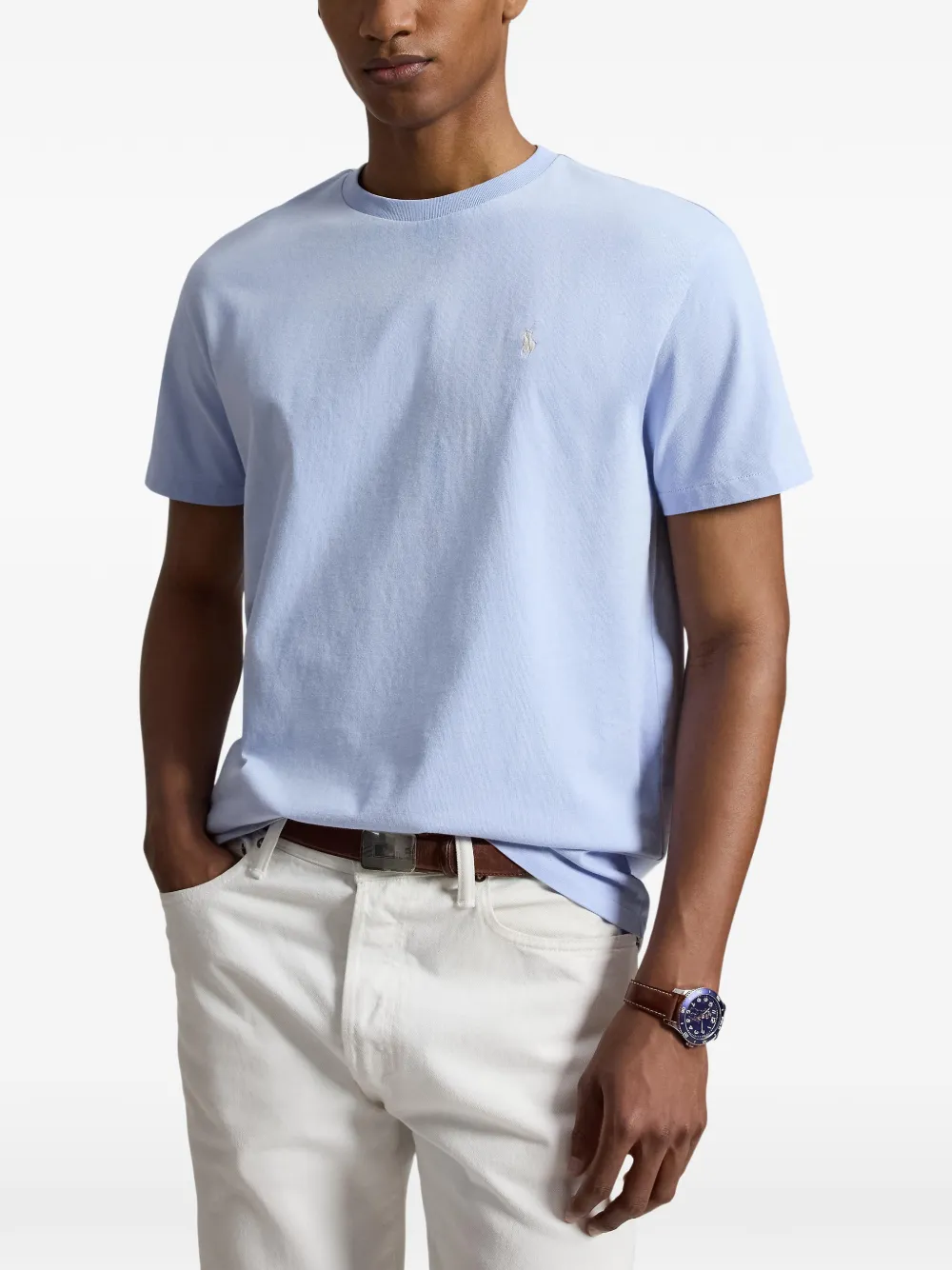 Polo Ralph Lauren T-shirt met borduurwerk Blauw