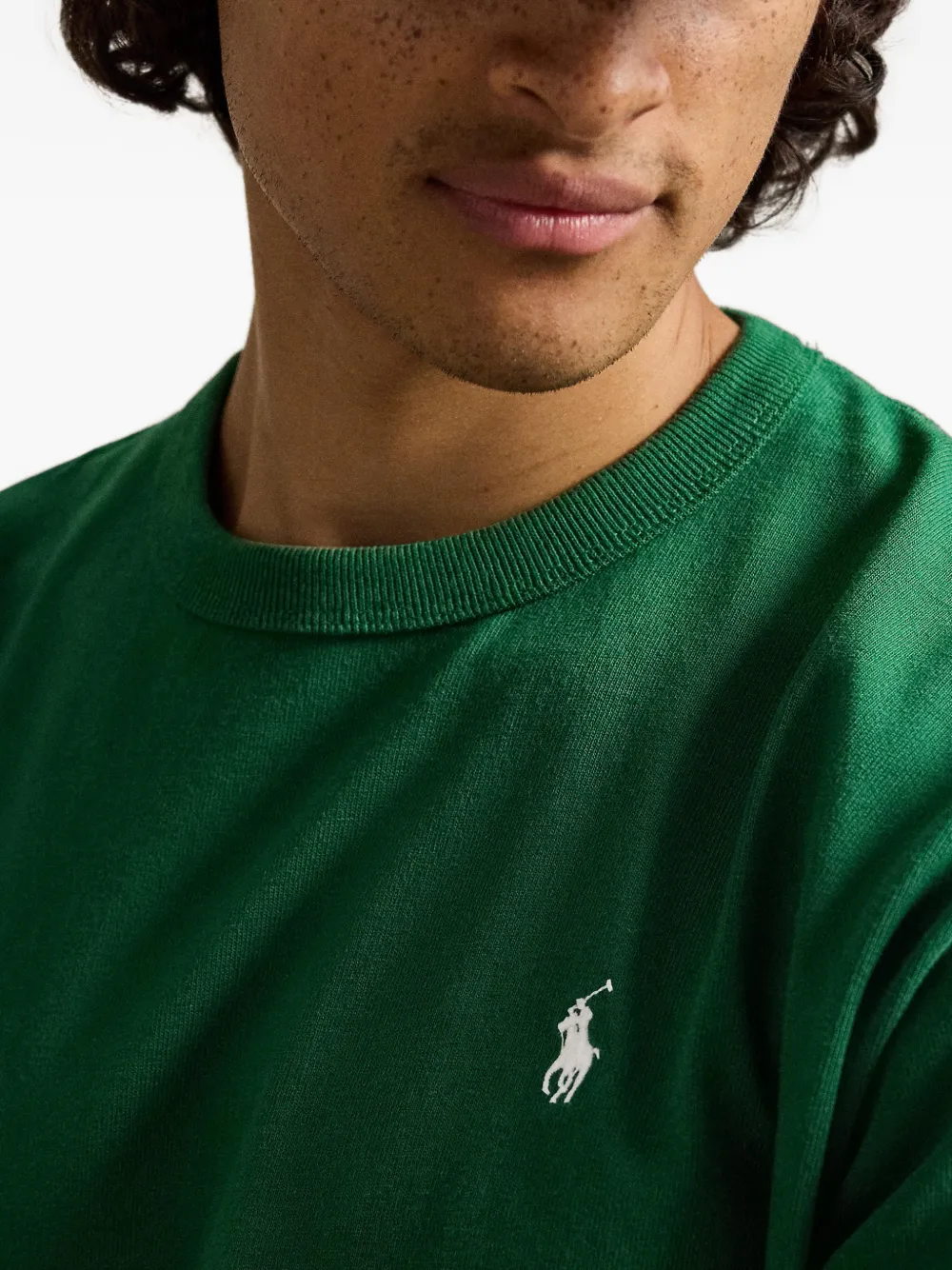 Polo Ralph Lauren T-shirt met geborduurde pony Groen