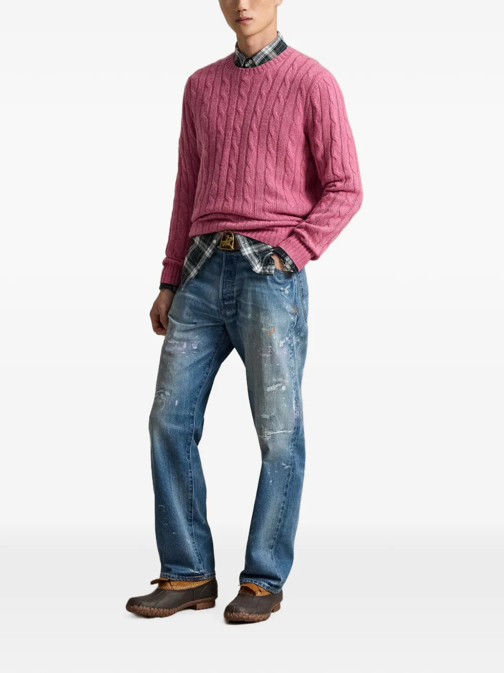 Polo Ralph Lauren Kasjmier sweater Roze