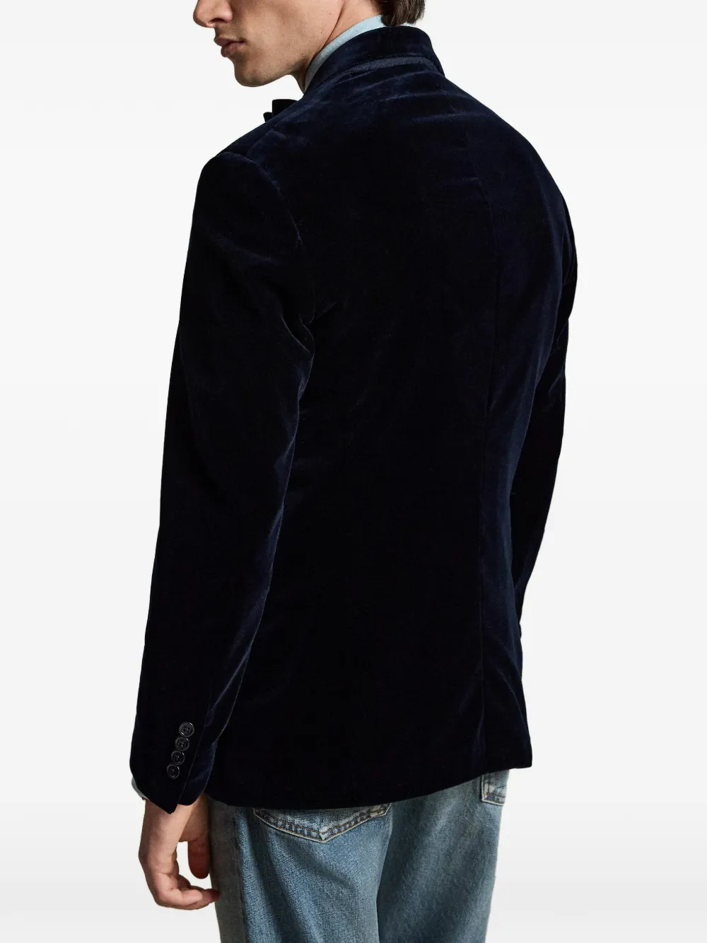 Polo Ralph Lauren Fairbanks fluwelen blazer Blauw