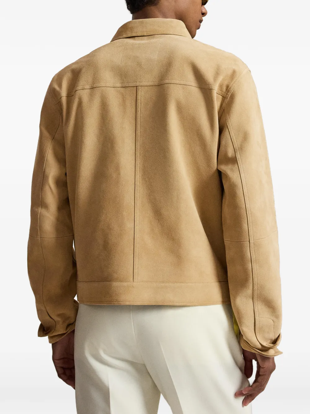 Polo Ralph Lauren Suède shirtjack Beige