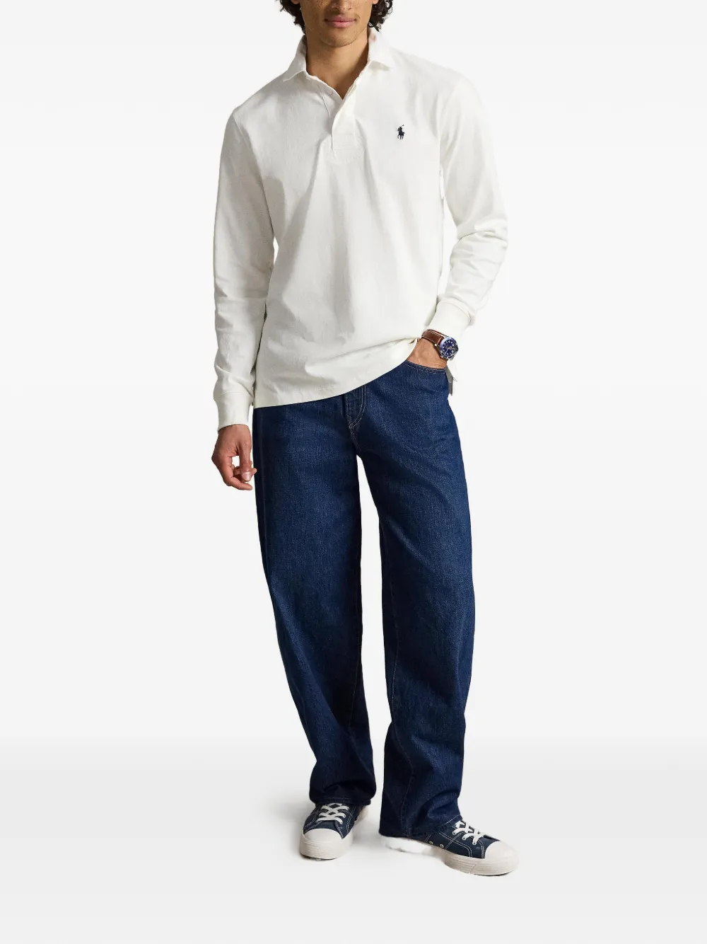 Polo Ralph Lauren Poloshirt met geborduurd logo Wit