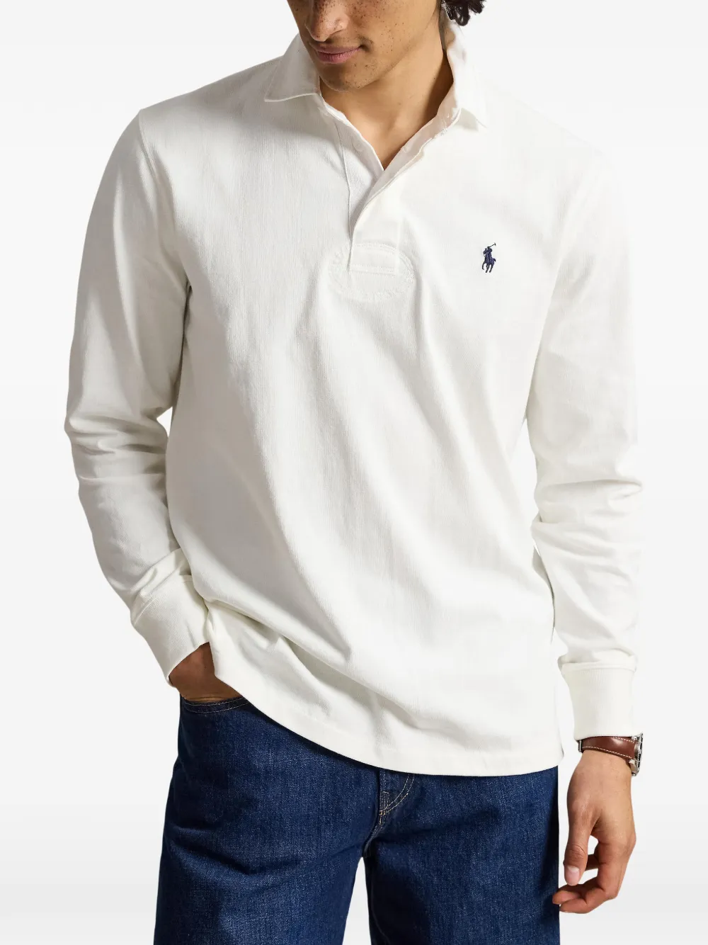 Polo Ralph Lauren Poloshirt met geborduurd logo Wit