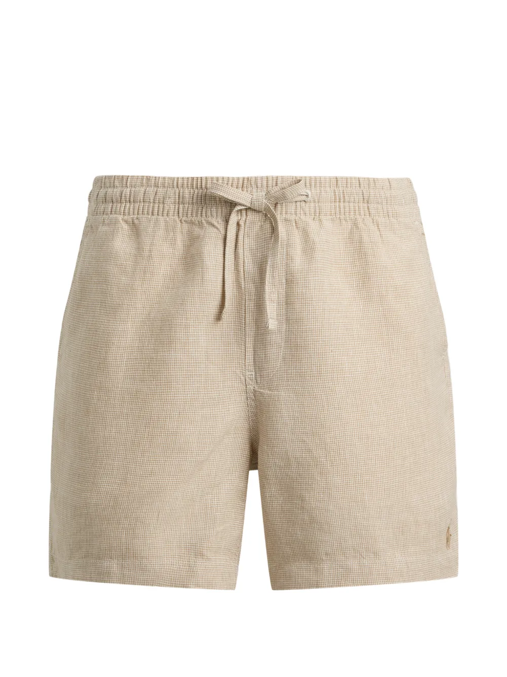 Polo Ralph Lauren Shorts met geborduurd logo en trekkoord Beige