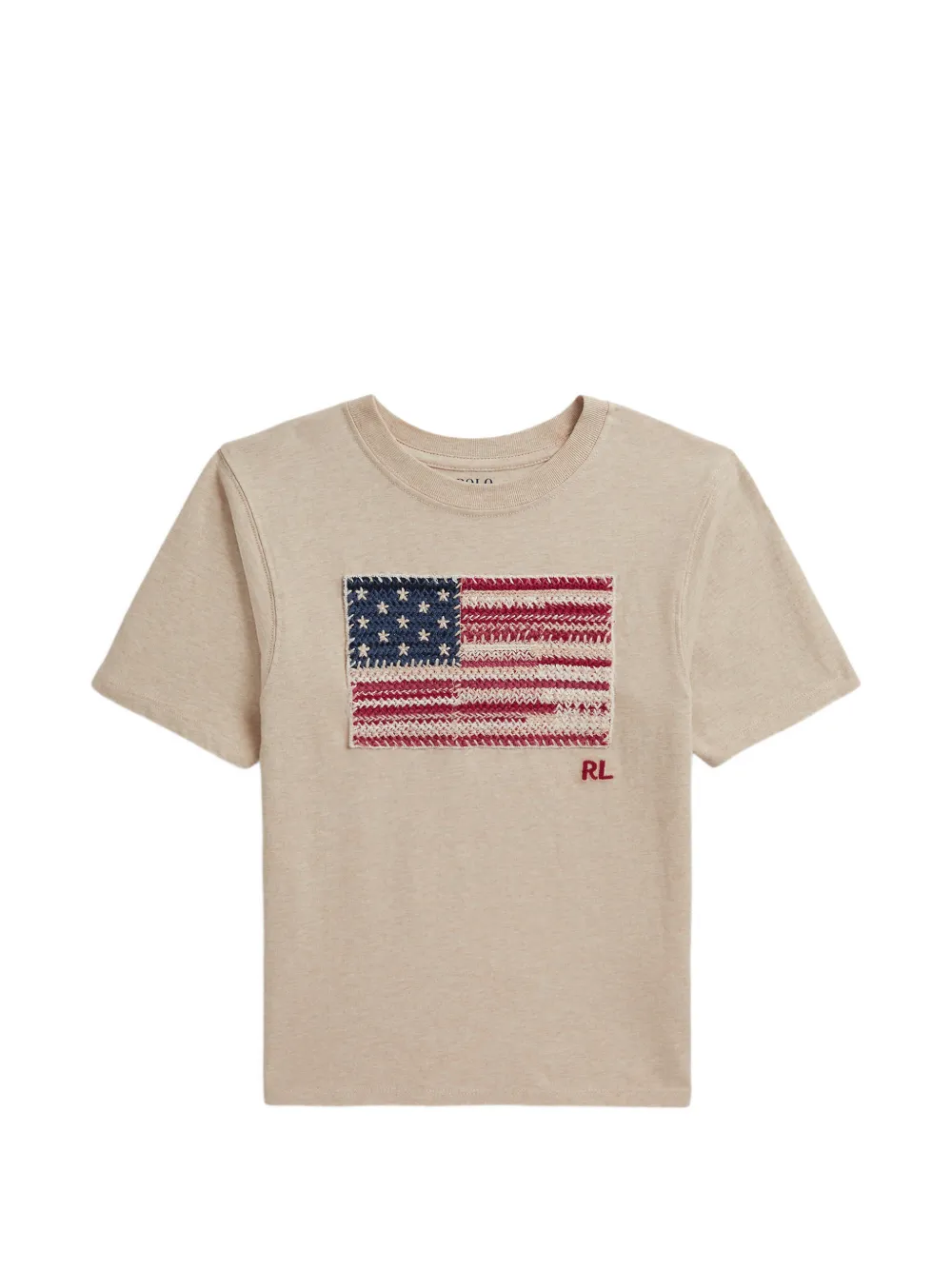 POLO RALPH LAUREN KIDS T-shirt con logo - Toni neutri