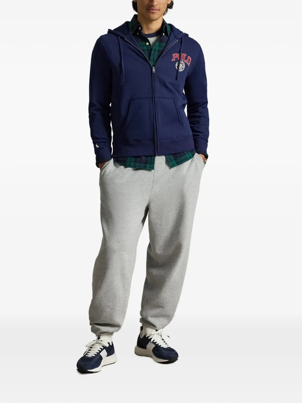 Polo Ralph Lauren Hoodie met geborduurd logo Blauw