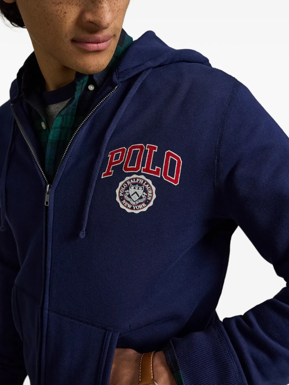 Polo Ralph Lauren Hoodie met geborduurd logo Blauw