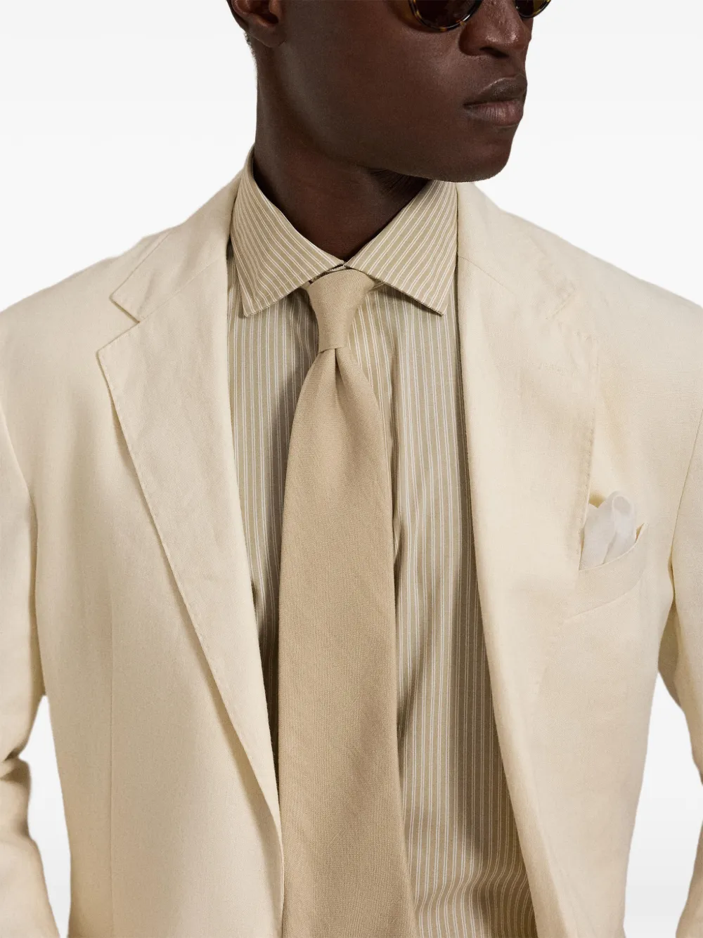 Polo Ralph Lauren Gestreept overhemd met lange mouwen Beige