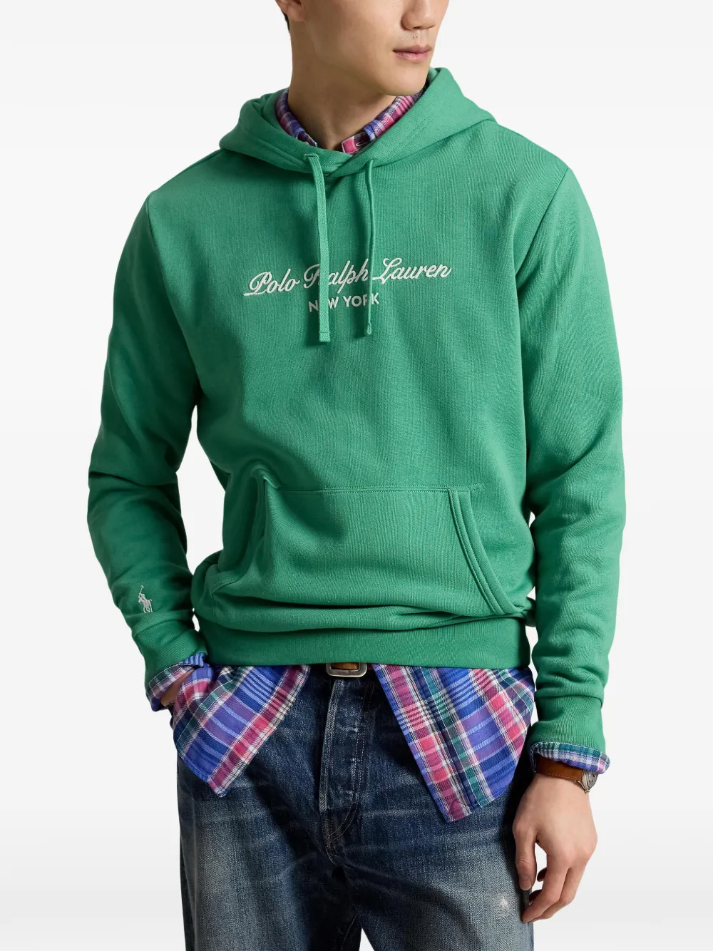 Polo Ralph Lauren Hoodie met geborduurd logo Groen