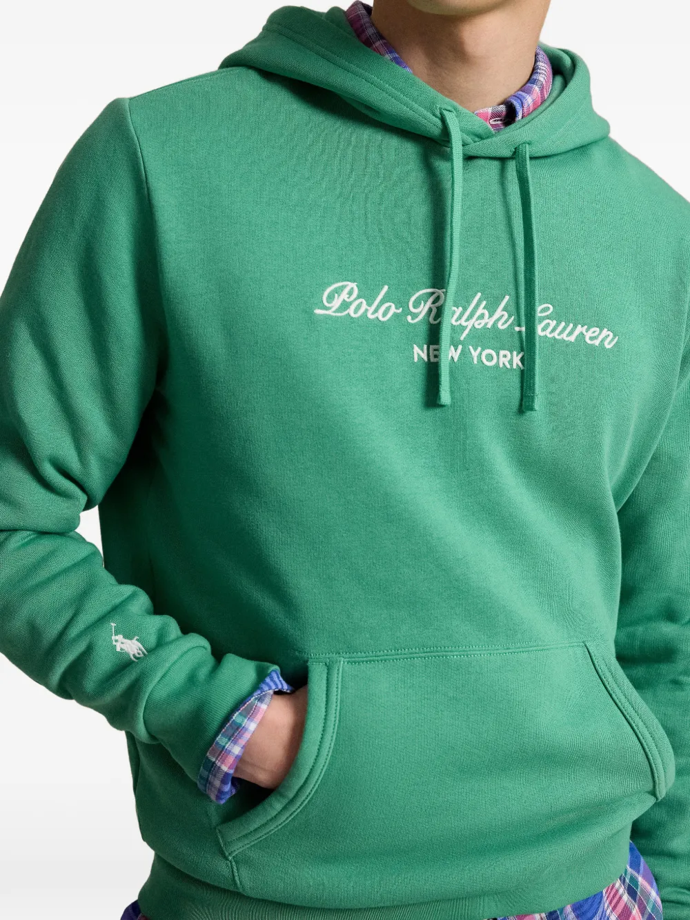 Polo Ralph Lauren Hoodie met geborduurd logo Groen