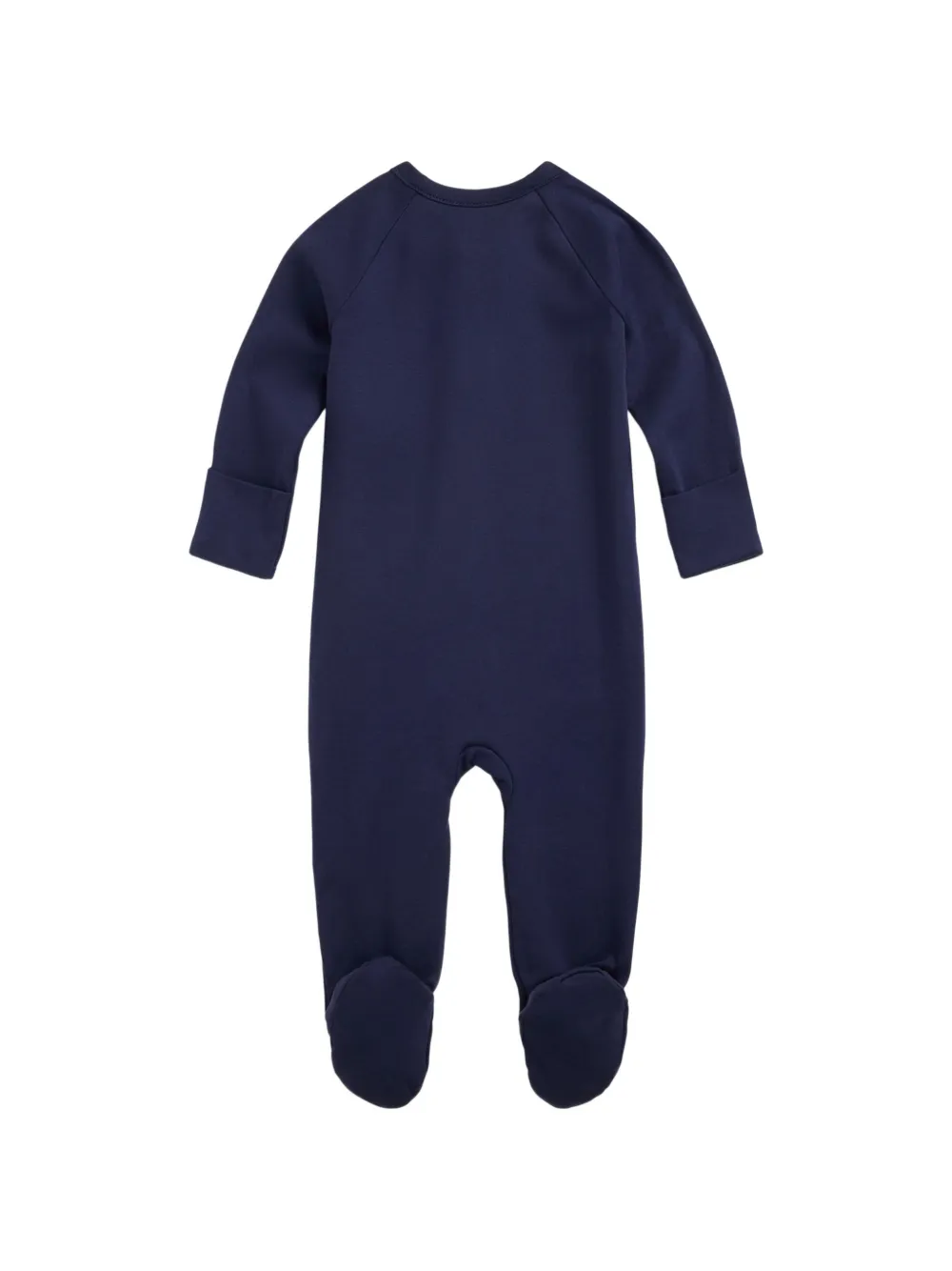 POLO RALPH LAUREN KIDS Romper met borduurwerk en voetjes Blauw