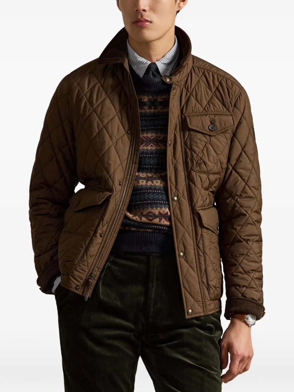 Polo Ralph Lauren Beaton gewatteerd jack Bruin