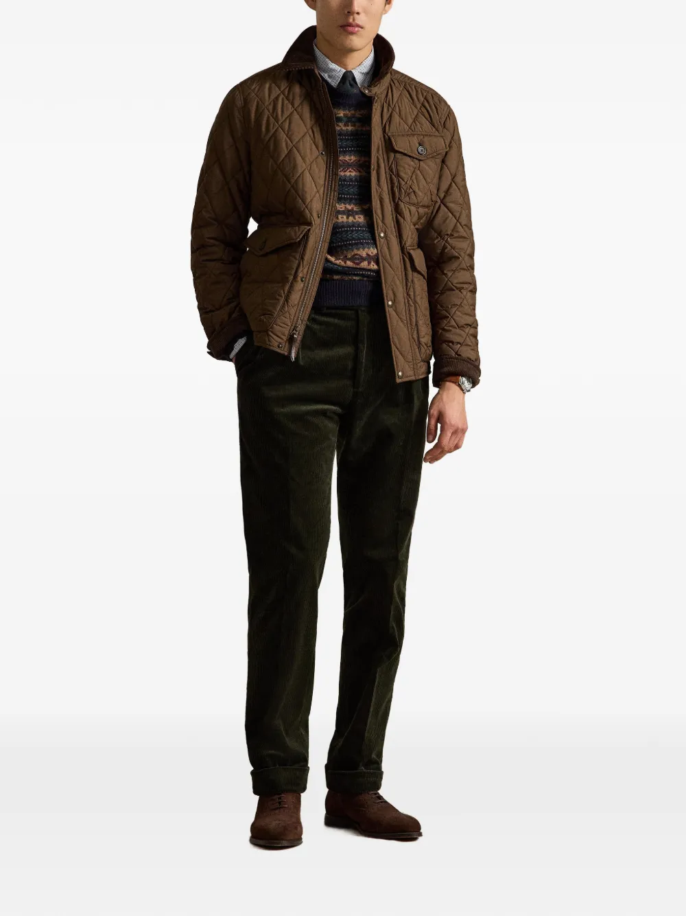 Polo Ralph Lauren Beaton gewatteerd jack Bruin