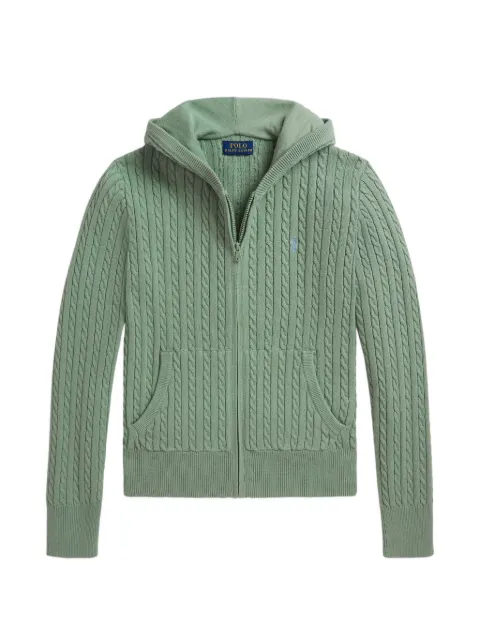 POLO RALPH LAUREN KIDS mini-cable cotton hoodie