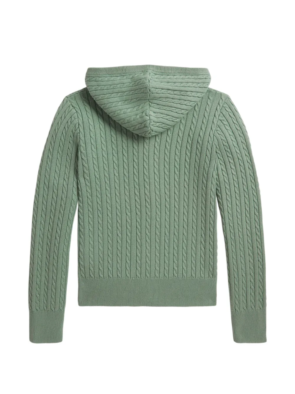 POLO RALPH LAUREN KIDS Mini-Cable katoenen hoodie Groen