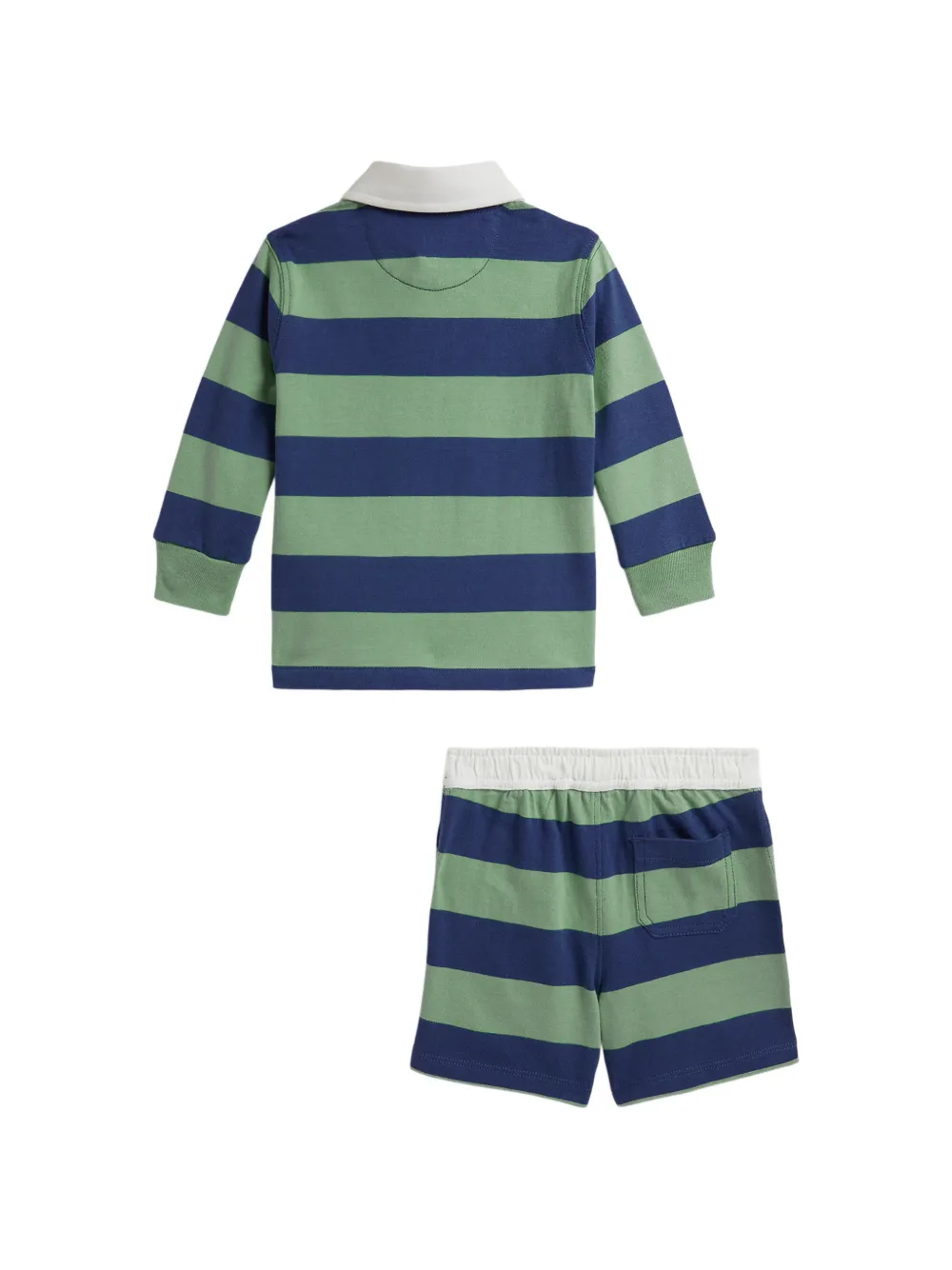 POLO RALPH LAUREN KIDS Gestreept trainingspak Groen