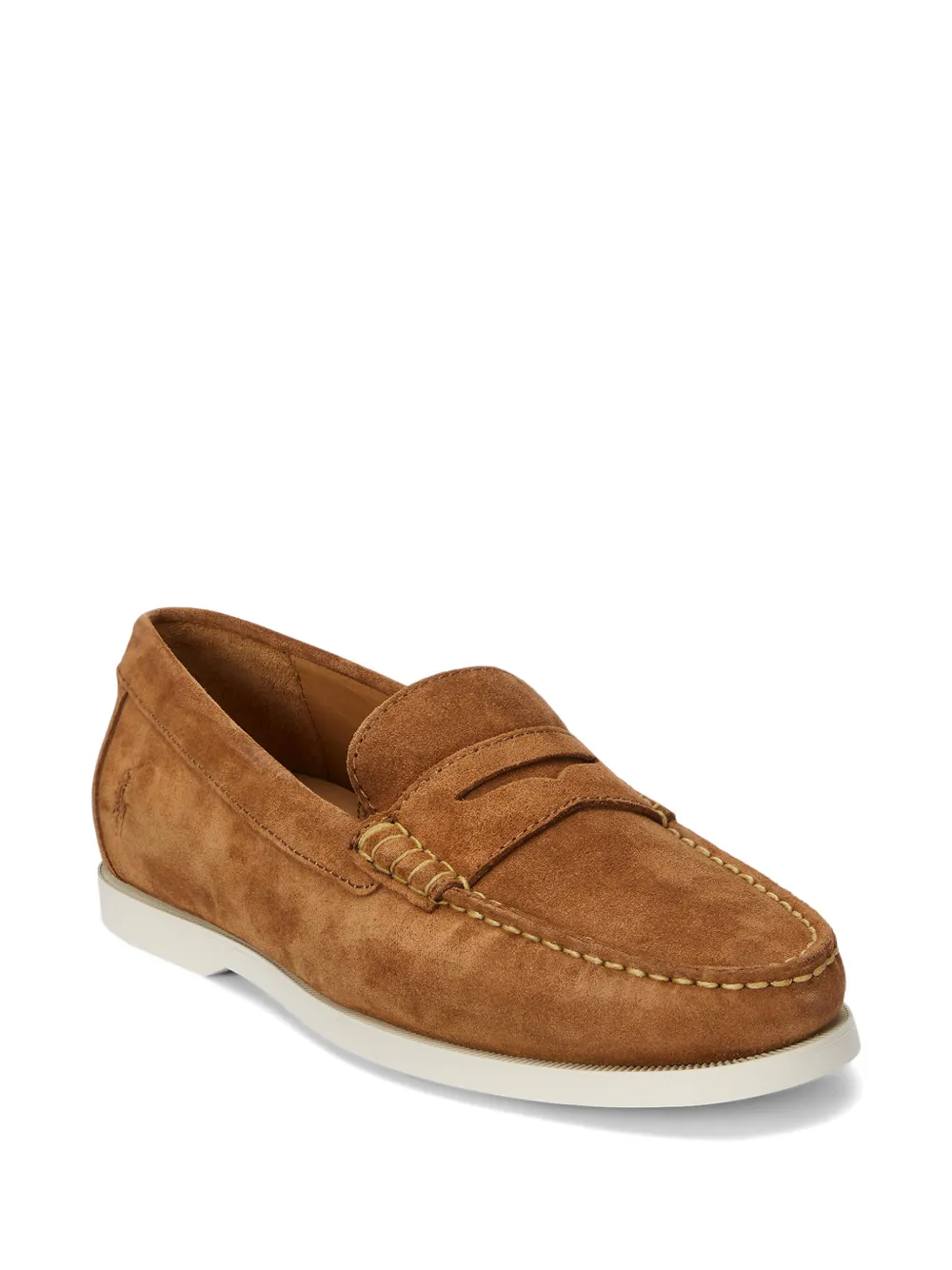Polo Ralph Lauren Merton suède penny loafers Bruin