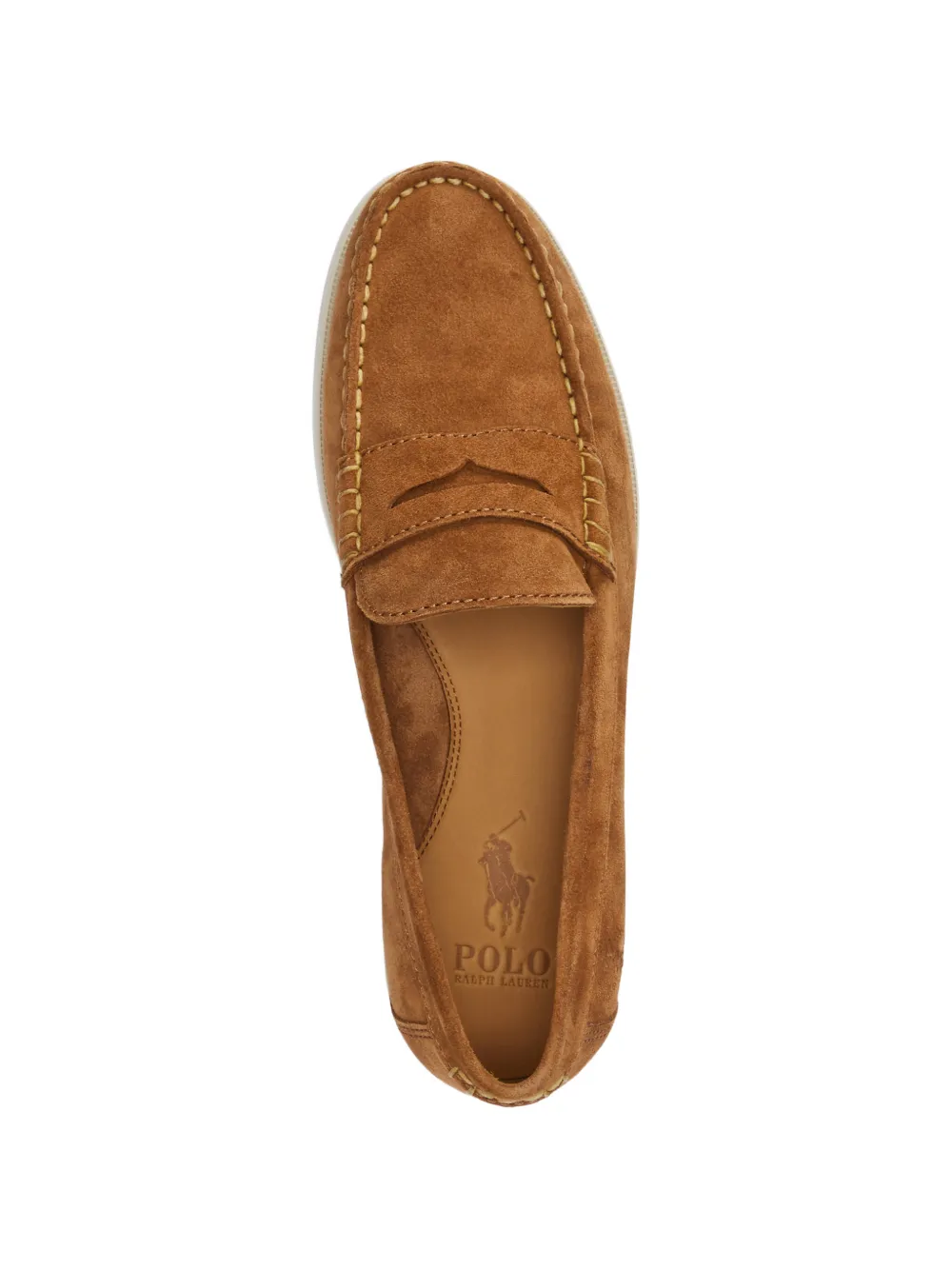 Polo Ralph Lauren Merton suède penny loafers Bruin