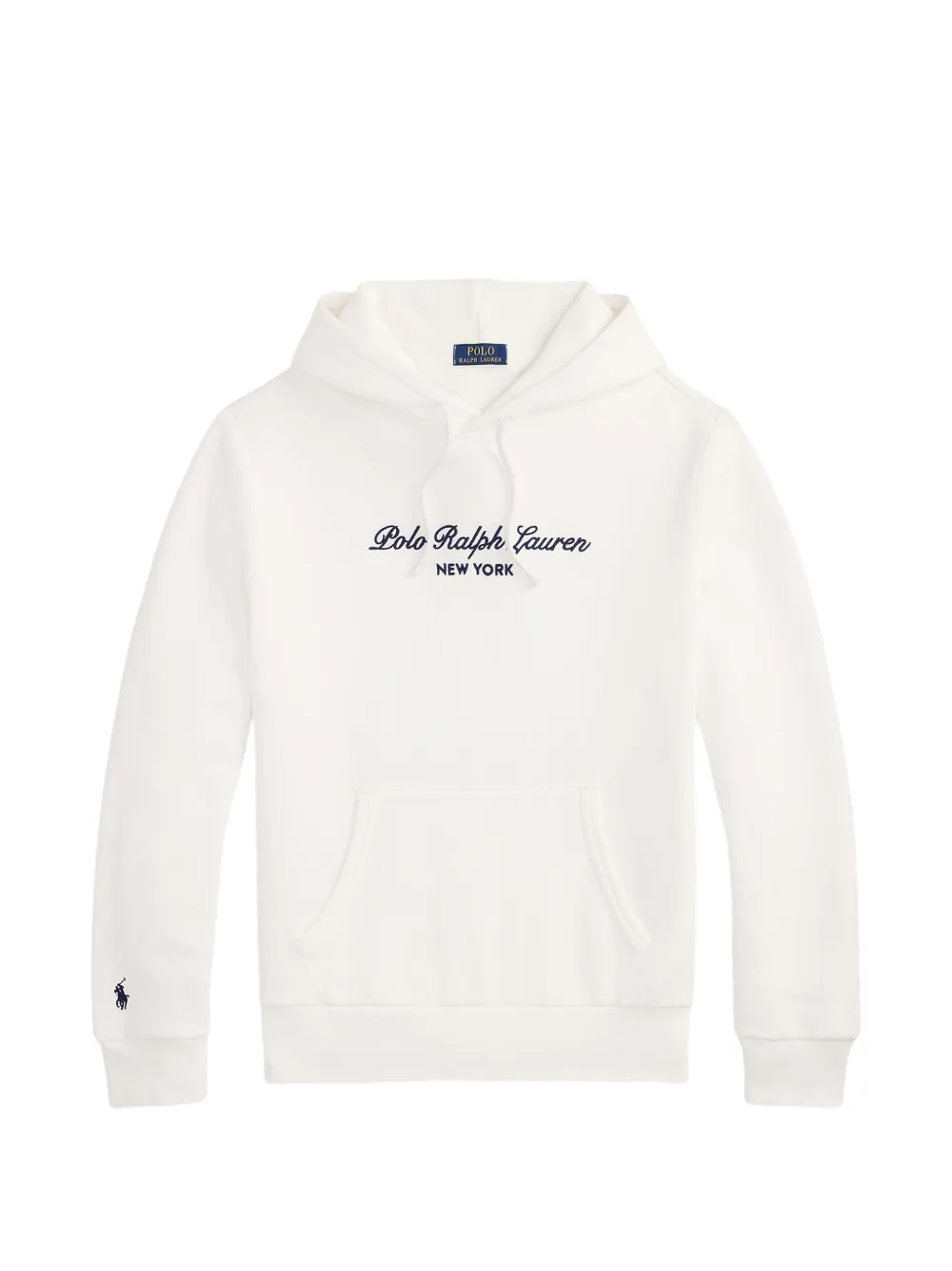 Polo Ralph Lauren Hoodie mit Logo-Stickerei - Weiß