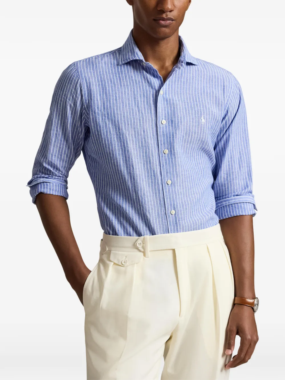 Polo Ralph Lauren Gestreept overhemd Blauw