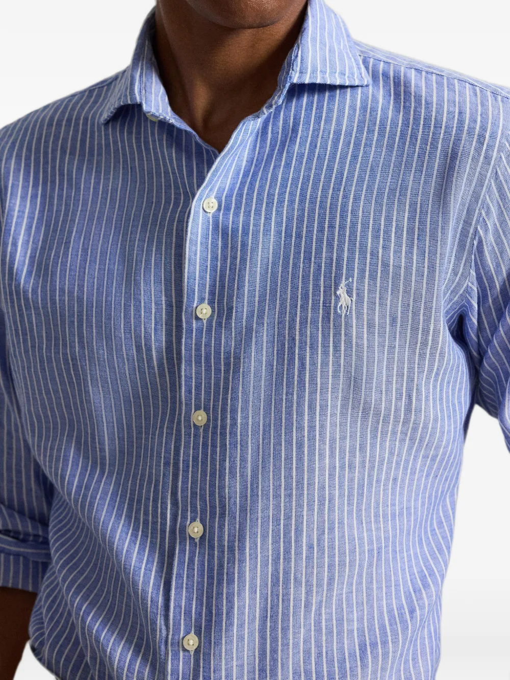 Polo Ralph Lauren Gestreept overhemd Blauw