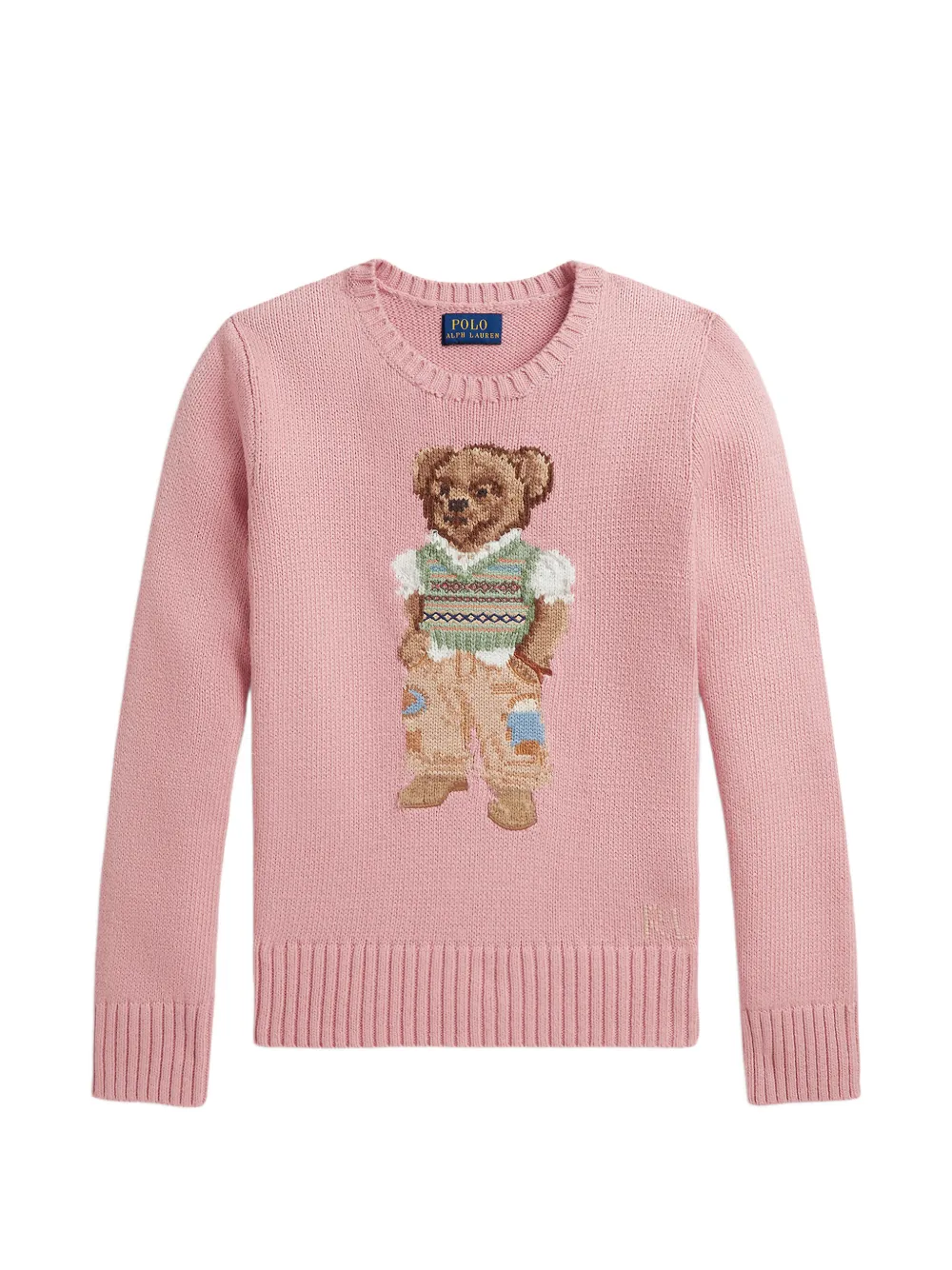 POLO RALPH LAUREN KIDS Maglione con ricamo - Rosa