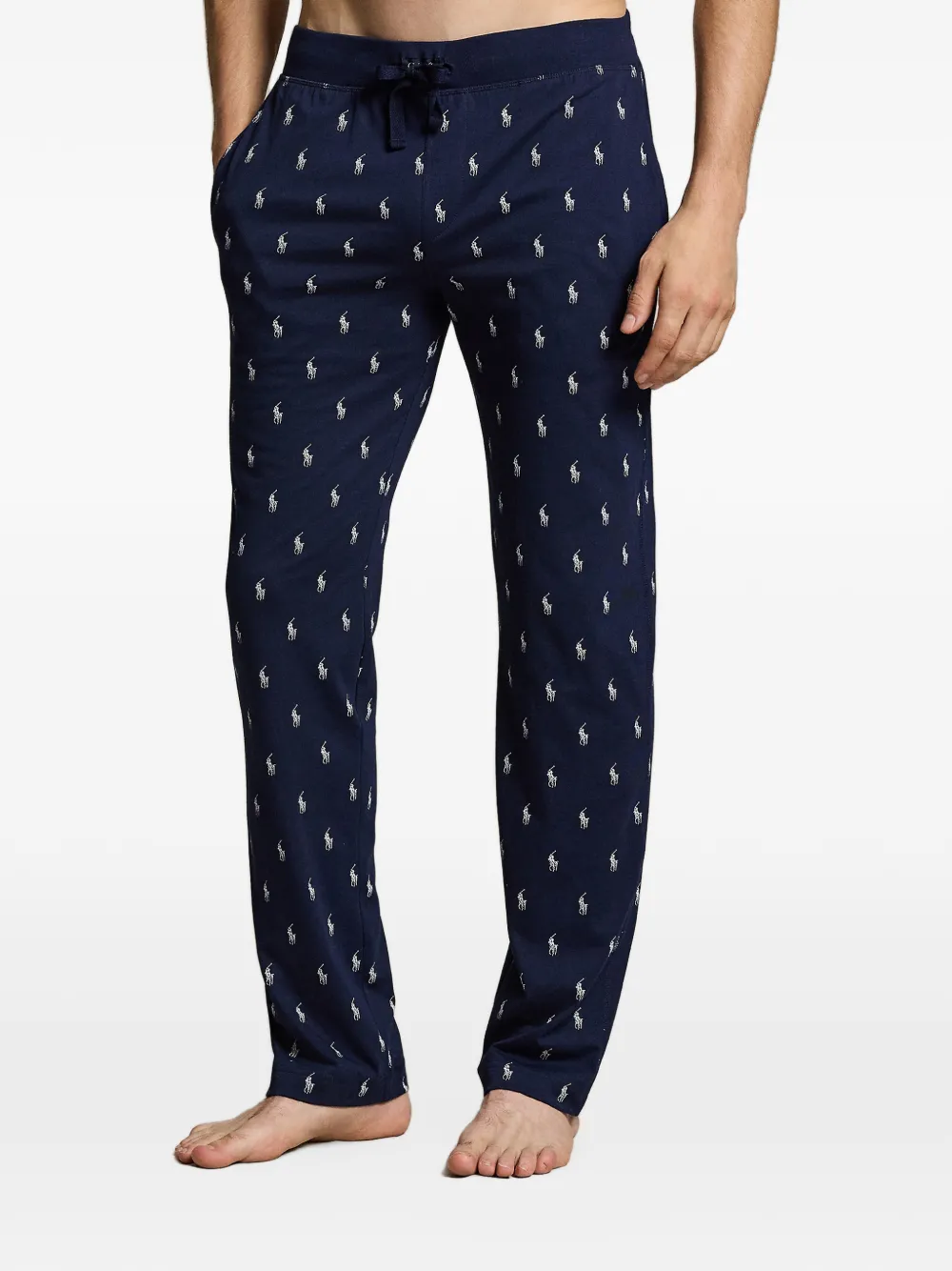 Polo Ralph Lauren Signature Pony jersey pyjamabroek Blauw